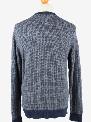 Tommy Hilfiger V Neck Jumper Sweater Vintage Mens L Grey Marl -IL2340-152318