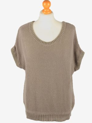 Marc O'polo Short Sleeve Jumper Sweater Vintage Womens XL Brown -IL2359-0