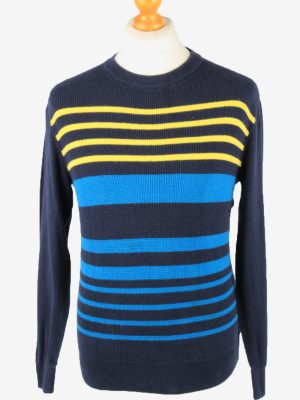 Tommy Hilfiger Crew Neck Jumper Sweater Vintage Mens XS Navy -IL2360-0