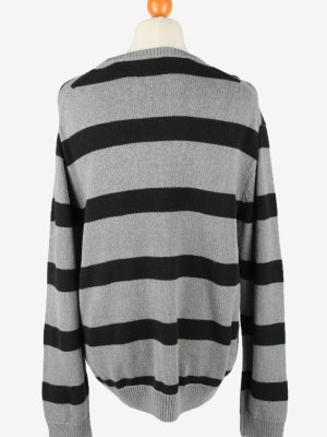 Chaps Crew Neck Jumper Pullover Vintage Mens XL Grey -IL2371-152453