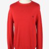 Chaps Crew Neck Jumper Pullover Vintage Mens L Red -IL2372-0
