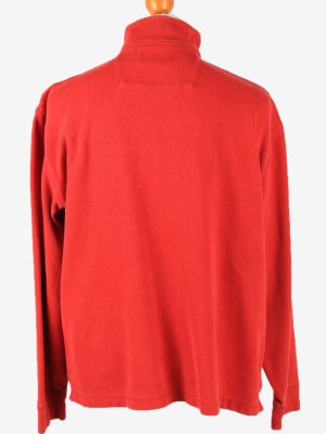 Chaps Zip Neck Jumper Pullover Vintage Mens XL Red -IL2373-152461