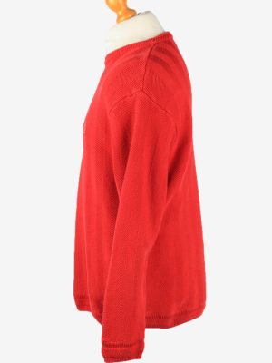 Chaps Crew Neck Jumper Pullover Vintage Mens L Red -IL2378-152480