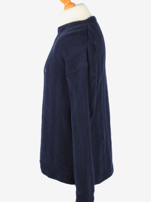 Chaps Crew Neck Jumper Pullover Vintage Mens L Navy -IL2387-152516