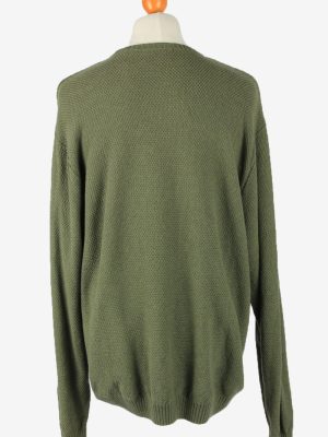 Chaps Crew Neck Jumper Pullover Vintage Mens XL Green -IL2393-152541