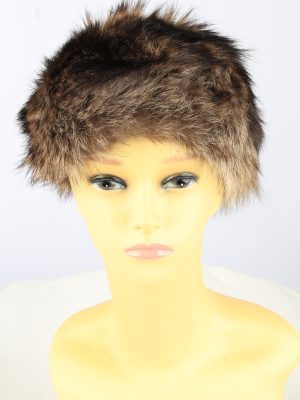 Russian Fur Cossack Hat Vintage Womens Brown -HAT1835-0