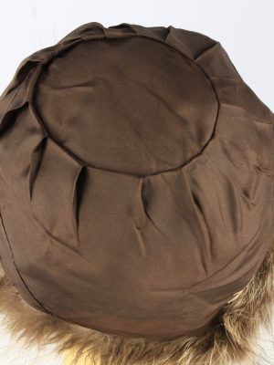 Russian Fur Cossack Hat Vintage Womens Brown -HAT1835-151657
