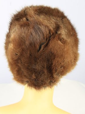 Russian Fur Cossack Hat Vintage Womens Brown -HAT1836-151660