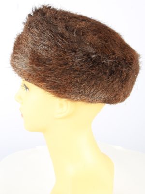 Russian Fur Cossack Hat Vintage Womens 1990s Brown -HAT1765-151136