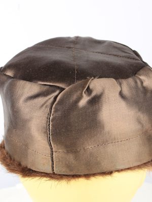 Russian Fur Cossack Hat Vintage Womens 1990s Brown -HAT1765-151138