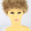 Russian Fur Cossack Hat Vintage Womens 1990s Brown -HAT1767-0