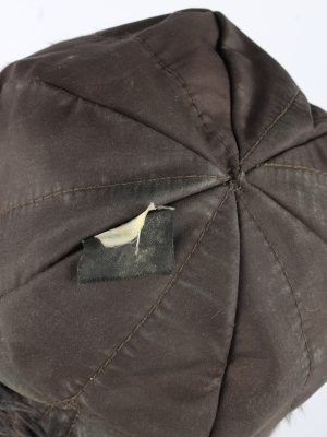 Russian Fur Ushanka Hat Vintage Womens 1990s Grey Purple -HAT1774-151174