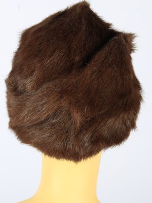Russian Fur Cossack Hat Vintage Womens 1990s Brown -HAT1712-150685