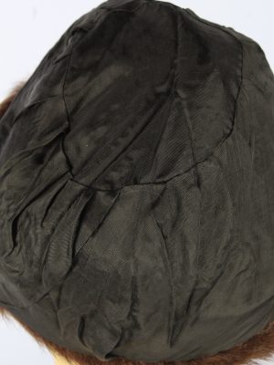 Russian Fur Cossack Hat Vintage Womens 1990s Brown -HAT1712-150686