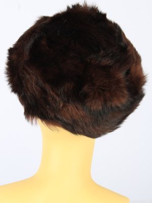 Russian Fur Cossack Hat Vintage Womens 1990s Brown -HAT1714-150693