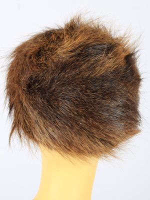Russian Fur Cossack Hat Vintage Womens 1990s Brown -HAT1716-150701
