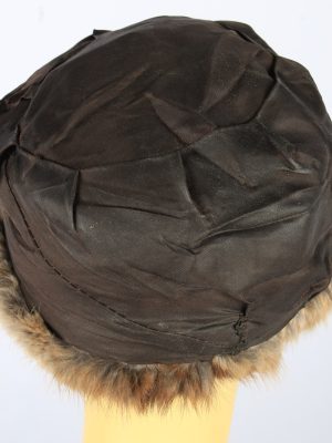 Russian Fur Cossack Hat Vintage Womens 1980s Brown -HAT1682-150566