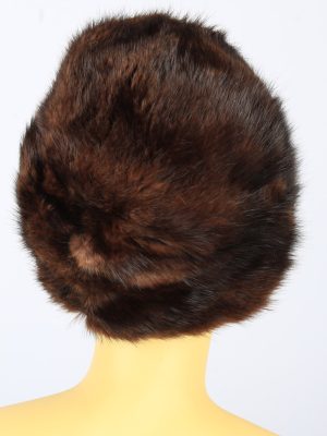 Russian Fur Cossack Hat Vintage Womens 1980s Brown -HAT1685-150577