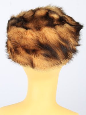 Russian Fur Cossack Hat Vintage Womens 1980s Brown -HAT1686-150581