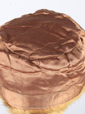 Russian Fur Cossack Hat Vintage Womens 1980s Brown -HAT1686-150582