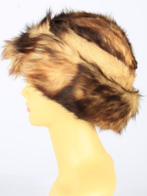 Russian Fur Cossack Hat Vintage Womens 1980s Brown -HAT1687-150584