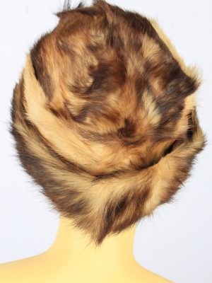 Russian Fur Cossack Hat Vintage Womens 1980s Brown -HAT1687-150585