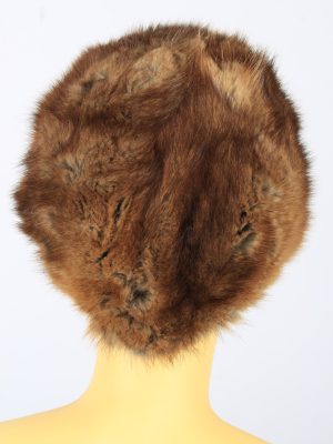 Russian Fur Cossack Hat Vintage Womens 1980s Brown -HAT1689-150593