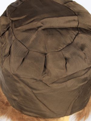 Russian Fur Cossack Hat Vintage Womens 1980s Brown -HAT1702-150646