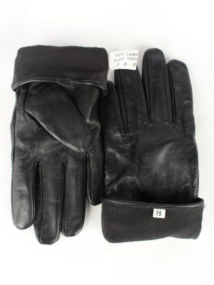 Genuine Leather Gloves Lined Vintage Womens 7.5 Brown -G453-151993