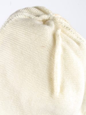 Faux Fur Pom Pom Hat Vintage Womens White -HAT1889-152072