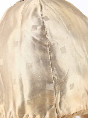 Faux Fur Hat With Scarf Vintage 1990s Womens Brown -HAT1921-152203