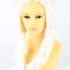 Faux Fur Hat With Scarf Vintage 1990s Womens White -HAT1926-0