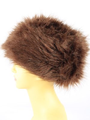 Russian Fur Cossack Hat Vintage 1990s Womens Brown -HAT1938-152269
