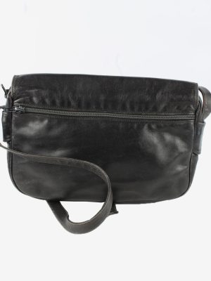 Leather Adjustable Shoulder Bag Womens Vintage 1990s Black -BG1203-154672