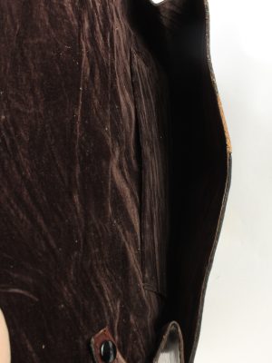 Leather Mini Shoulder Bag Womens Vintage 1990s Brown -BG1204-154677