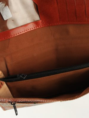 Leather Purse Womens Vintage 1990s Brown -BG1241-154948