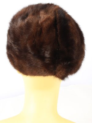 Russian Fur Cossack Hat Vintage Womens 1980s Brown -HAT1855-151845