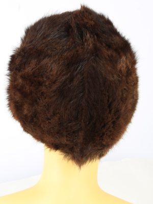 Russian Fur Cossack Hat Vintage Womens 1980s Brown -HAT1858-151857