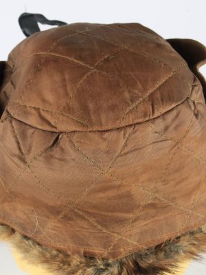 Russian Fur Cossack Hat Vintage Womens 1990s Brown -HAT1746-150942