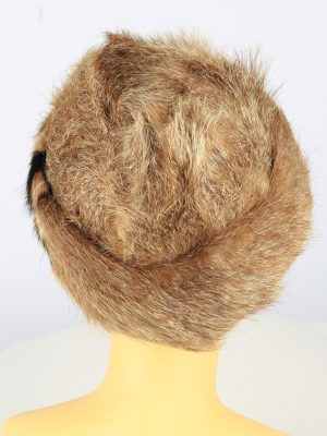 Russian Fur Cossack Hat Vintage Womens 1990s Brown -HAT1750-150957