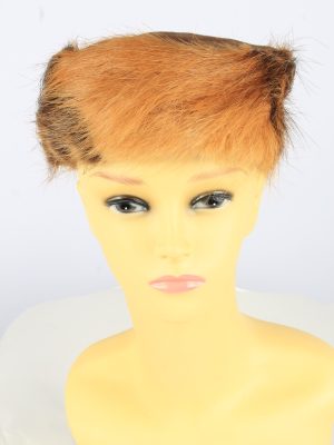 Russian Fur Cossack Hat Vintage Womens 1990s Brown -HAT1753-0