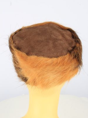 Russian Fur Cossack Hat Vintage Womens 1990s Brown -HAT1753-150969