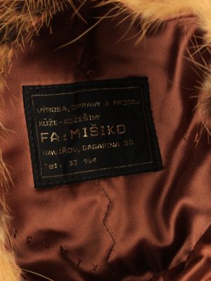 Russian Fur Cossack Hat Vintage Womens 1990s Brown -HAT1753-150970