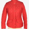 Womens Barbour Flyweight Cavalry Jacket Vintage Size S Red C2410-0