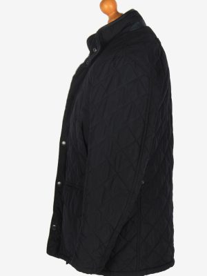 Mens Barbour Devon Quilt Jacket Vintage Size M Black C2425-157494