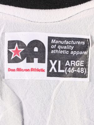 Baseball Jacket USA College Satin Bomber Vintage Size XL Black C1757-156365