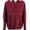 Baseball Jacket USA College Satin Bomber Vintage Size XL Bordeaux C1765-0