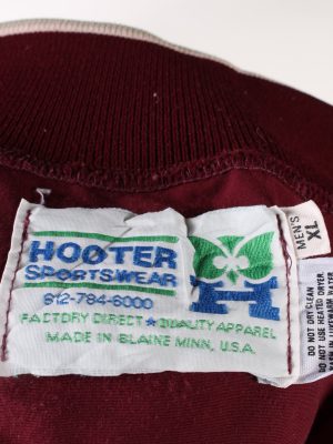 Baseball Jacket USA College Satin Bomber Vintage Size XL Bordeaux C1765-156397