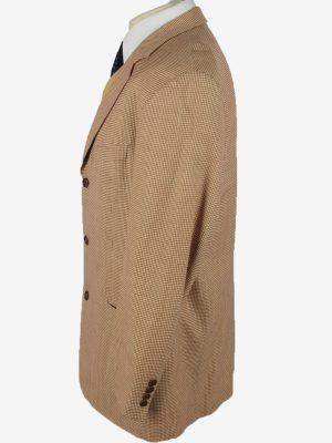 Hugo Boss Blazer Jacket Mens Cashmere Vintage Size XL Beige -HT2911-155495