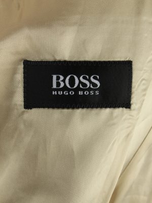 Hugo Boss Blazer Jacket Mens Cashmere Vintage Size XL Beige -HT2911-155498